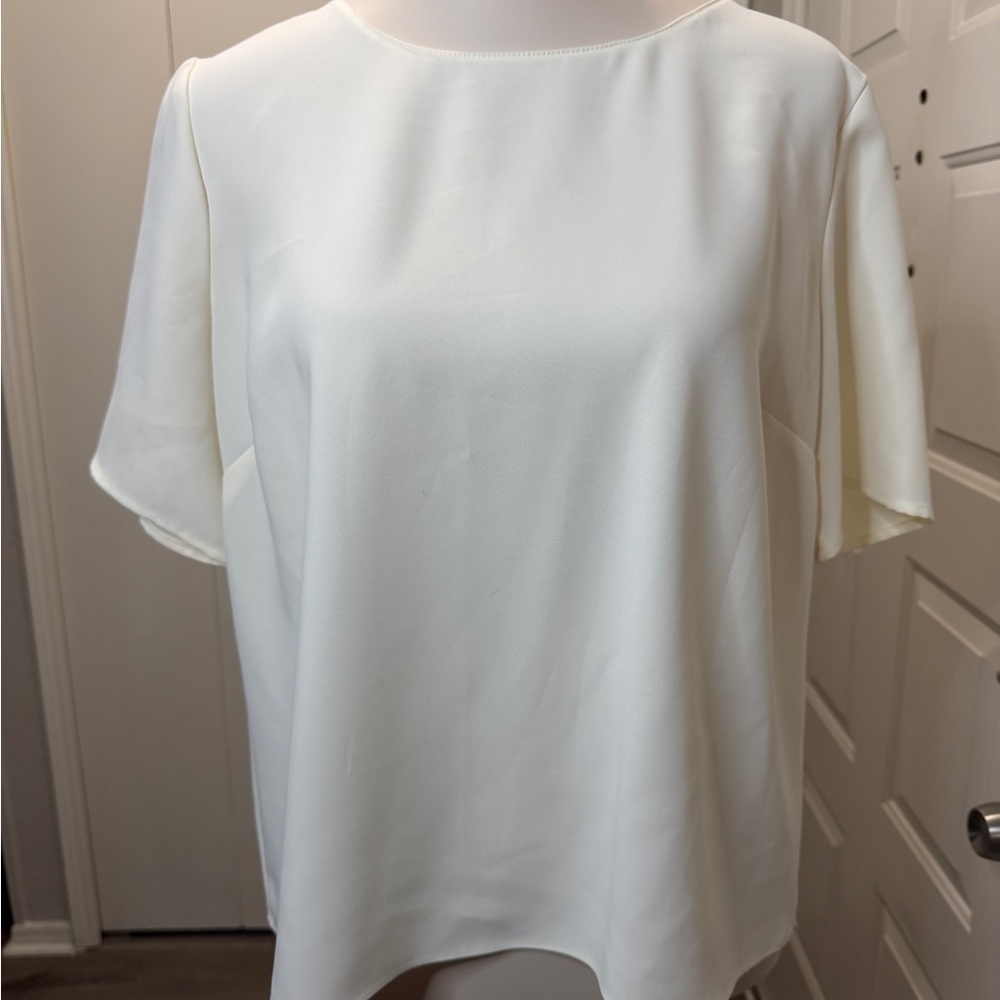 Amanda Uprichard Cream Blouse